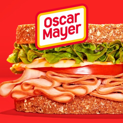 Oscar Mayer Premium Shaved Oven Roasted Turkey Breast Thin Sliced Lunchmeat Perspective: left