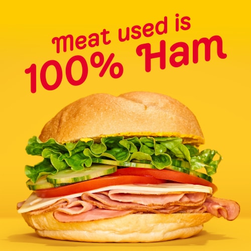 Oscar Mayer Premium Shaved Smoked Ham Sliced Deli Lunch Meat Perspective: left