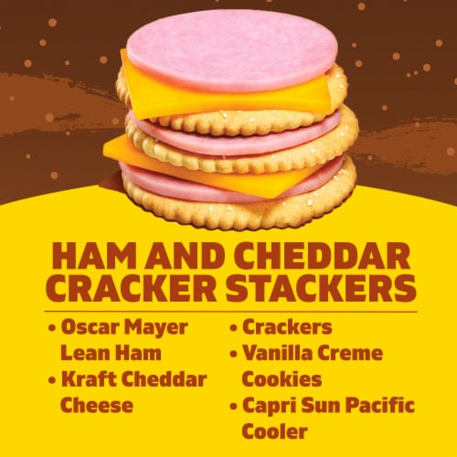 Lunchables Ham & Cheddar with Capri Sun Convenience Meal Perspective: left