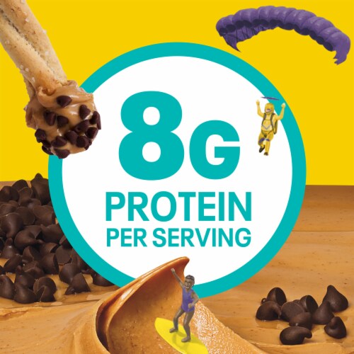 Lunchables Dunkables Pretzel Twists with PB Spread & Choco Chips, Tray Perspective: left