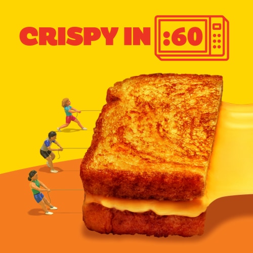 Lunchables Crispy Grilled Cheesies Original American Cheese Sandwich, 2