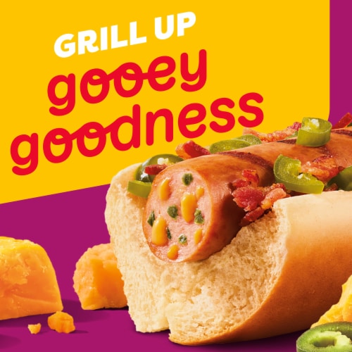 Oscar Mayer Jalapeño Cheddar Stuffed Dogs Perspective: left