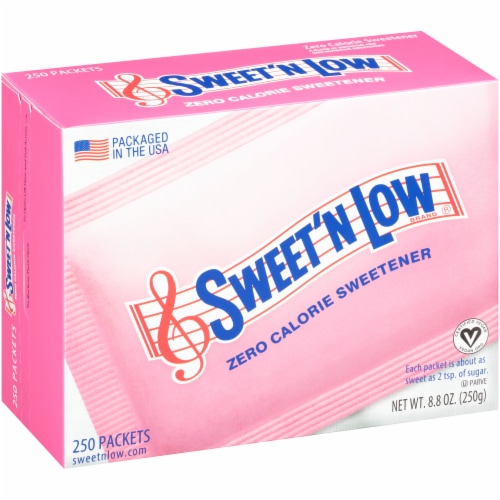 Sweet'N Low Zero Calorie Sweetener Packets Perspective: left