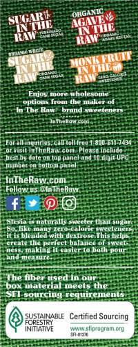 Stevia In The Raw® Zero Calorie Sweetener Packets Perspective: left