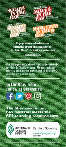 Stevia In The Raw® Zero Calorie Sweetener Packets Perspective: left
