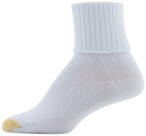 Gold Toe Anklet Sock Pack - White Perspective: left