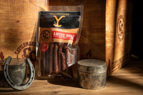 Cattlemans Cut® Yellowstone Angus Beef Stick Perspective: left