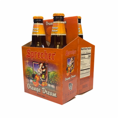 Sprecher® Orange Dream Craft Soda Perspective: left