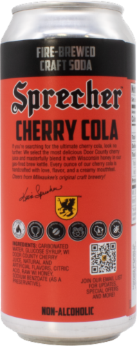 Sprecher™ Cherry Cola Perspective: left