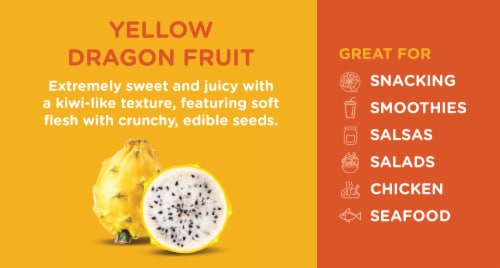 Yellow Dragon Fruit Perspective: left
