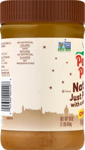 Peter Pan Natural Creamy Peanut Butter Perspective: left