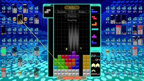Tetris 99 (Switch) Perspective: left