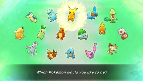 Pokemon Mystery Dungeon Rescue Team DX (Nintendo Switch) Perspective: left