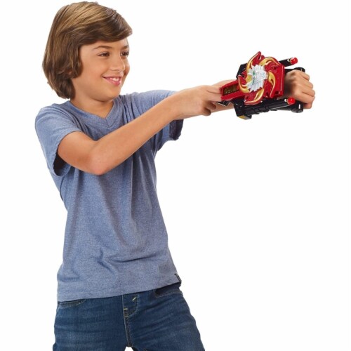 Bandai Power Ranger Lion Fire Battle Morpher DX Super Ninja Steel Blaster Perspective: left