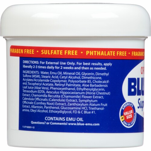 Blue Emu® Original Super Strength Topical Cream Perspective: left