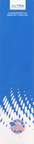 Blue Emu Hemp Ultra Pain Relief Topical Cream Perspective: left