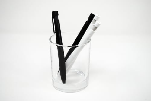Zebra Pen Retractable Ballpoint Pen, Bold Point, 0.7 mm, Black, Barrel Perspective: left