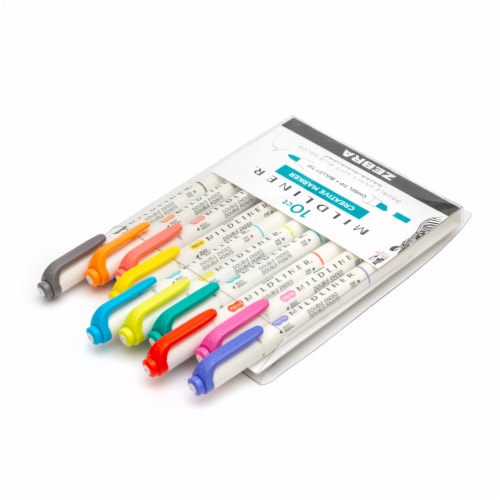 Zebra Pen Mildliner Double Ended Creative Highlighter Perspective: left