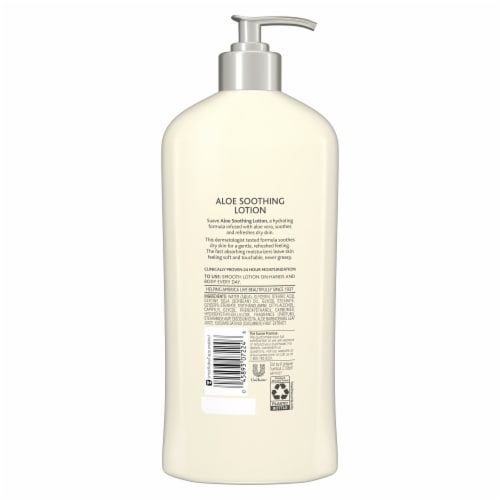 Suave Skin Solutions Soothing with Aloe Body Lotion Perspective: left