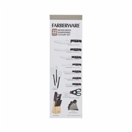 Farberware® Never Needs Sharpening Cutlery Set Perspective: left