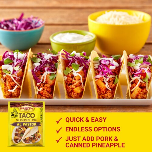 Old El Paso Al Pastor Taco Seasoning Perspective: left
