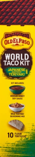 Old El Paso Japanese Inspired Teriyaki World Taco Dinner Kit Perspective: left