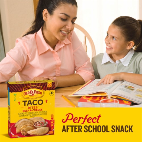 Old El Paso Taco Bites Beef and Cheese Perspective: left