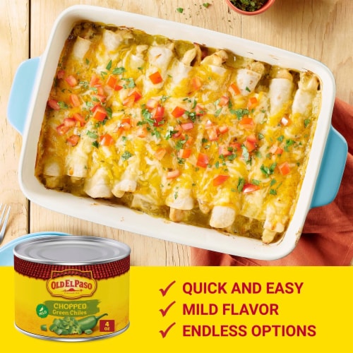 Old El Paso™ Mild Chopped Green Chiles Perspective: left