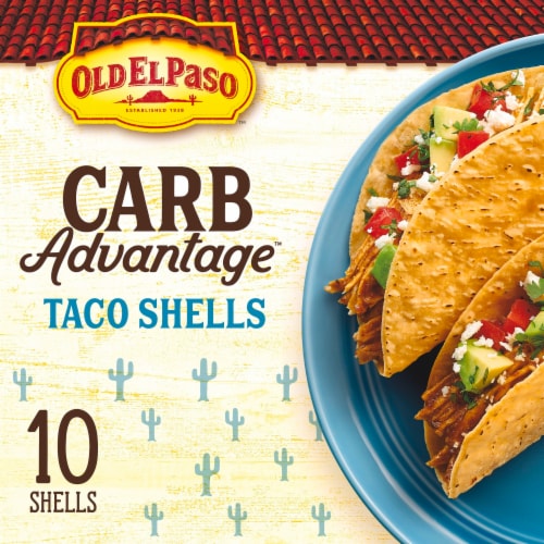 Old El Paso Carb Advantage Gluten Free Crunchy Taco Shells Perspective: left
