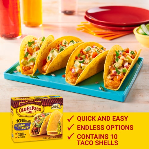 Old El Paso Stand 'N Stuff Gluten Free Taco Shells Perspective: left