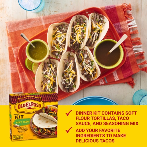 Old El Paso™ Soft Taco Dinner Kit Perspective: left