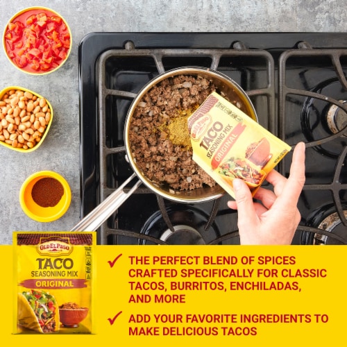 Old El Paso 25% Less Sodium Taco Seasoning 1oz