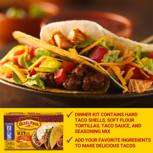 Old El Paso Hard & Soft Taco Dinner Kit Perspective: left