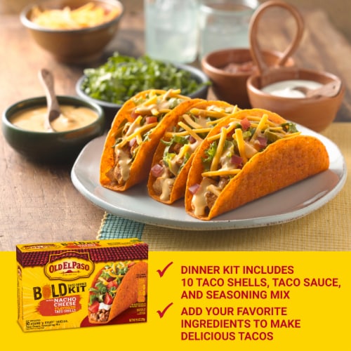 Old El Paso™ Stand 'N Stuff™ Bold Nacho Cheese Flavored Taco Dinner Kit Perspective: left