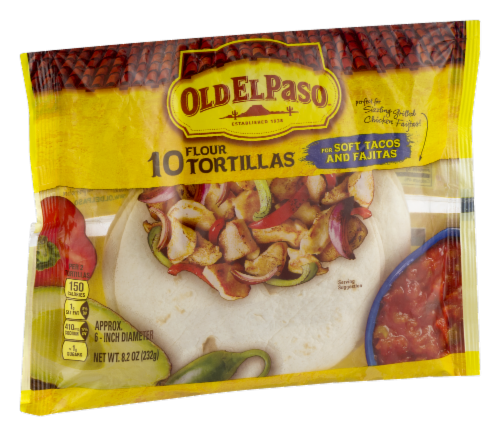 Old El Paso Flour Tortillas Perspective: left
