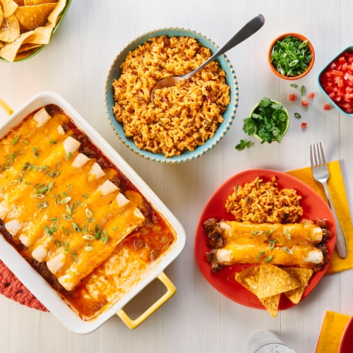 Old El Paso Hot Red Enchilada Sauce Perspective: left