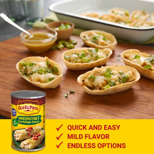 Old El Paso™ Mild Green Chile Enchilada Sauce Perspective: left