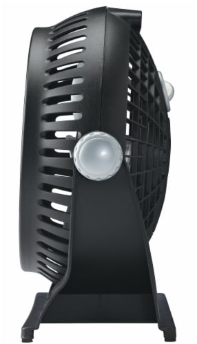 Lasko® Breeze Machine Pivoting Floor/Table Fan - Black Perspective: left