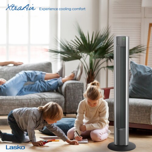 Lasko XtraAir 48 Inch 3 Speed Electric Oscillating Tower Fan with