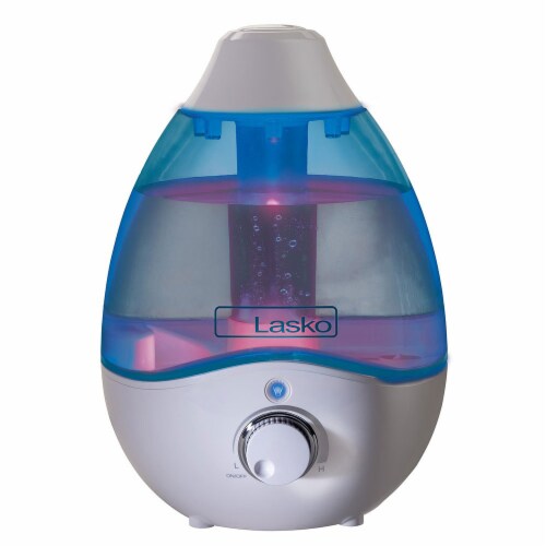 Lasko LKO-UH200 Ultrasonic 360 Degree Adjustable Nozzle Cool Mist Humidifier Perspective: left