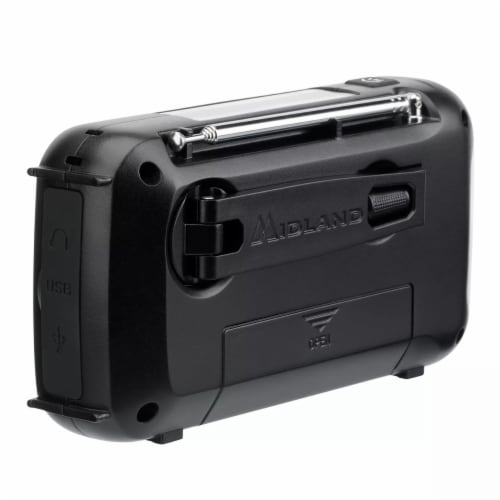 Midland® Emergency Crank Radio Perspective: left