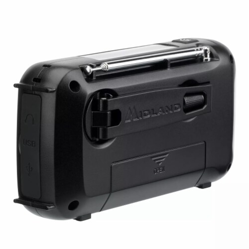 Midland® Emergency Crank Radio Perspective: left