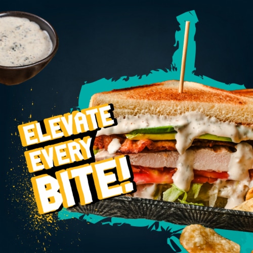 Flavortown Bacon Ranch Flavored Sauce 12.8 oz Perspective: left