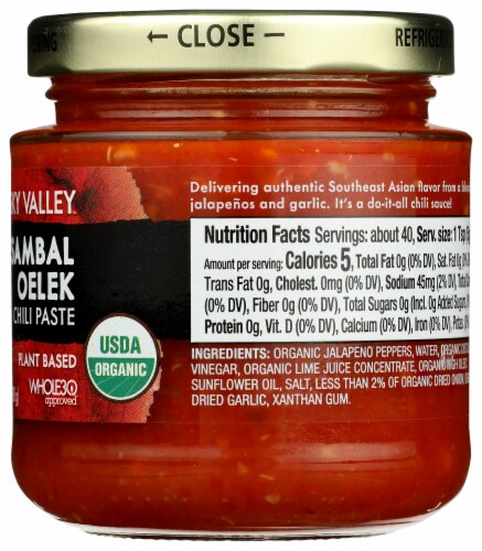 Sky Valley™ Sambal Oelek Chili Paste Perspective: left