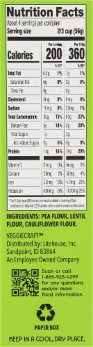 Veggiecraft® Farms Cauliflower Penne Pasta Perspective: left