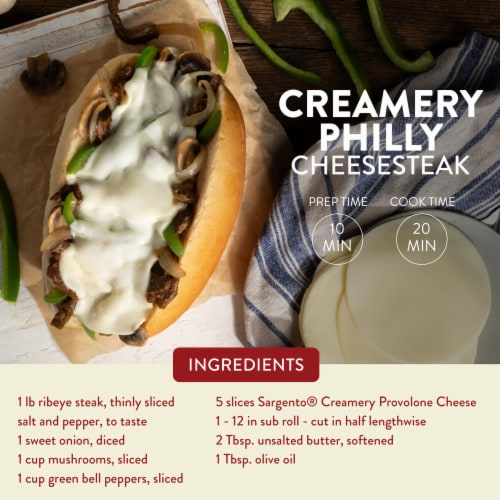 Sargento® Creamery Provolone Sliced Cheese Perspective: left