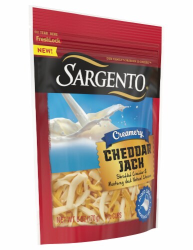 Sargento® Creamery Cheddar Jack Shredded Cheese Perspective: left