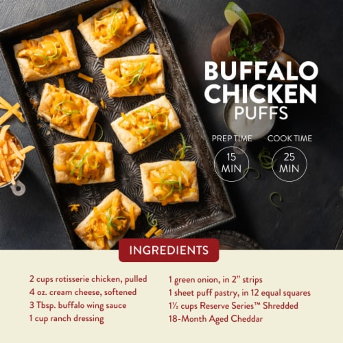 Sargento® Reserve Series™ 18-Month Aged Cheddar Shredded Cheese Perspective: left