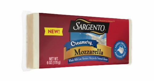 Sargento® Creamery Mozzarella Chunk Cheese Perspective: left