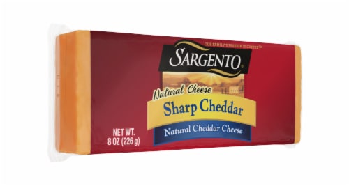 Sargento® Block Sharp Cheddar Natural Cheese Perspective: left